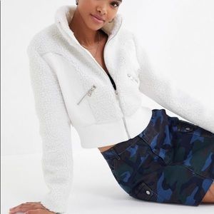 I.AM.GIA. Trixie Cropped White Jacket